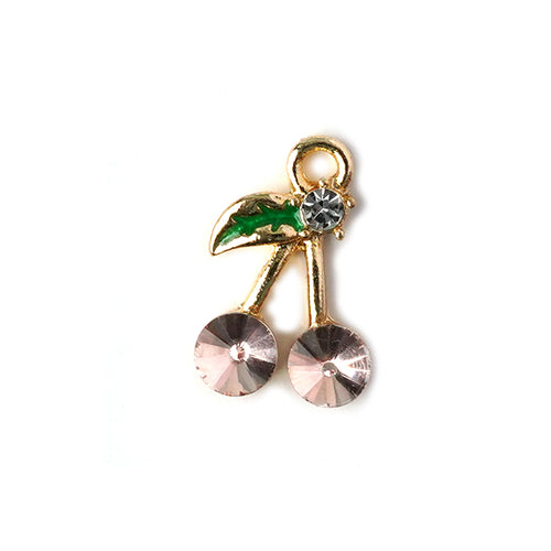 Cherry Crystal Necklace CHOAL Pink Champagne