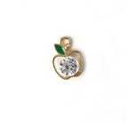 Crystal Apple Charm