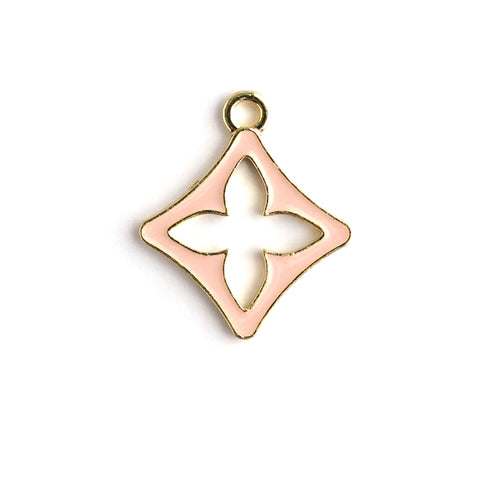Hazel Enamel Necklace CHOAL Pink