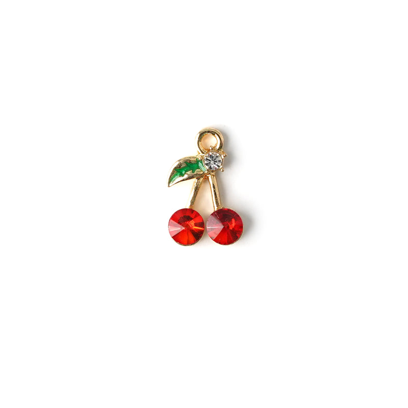 Cherry Crystal Necklace CHOAL Red