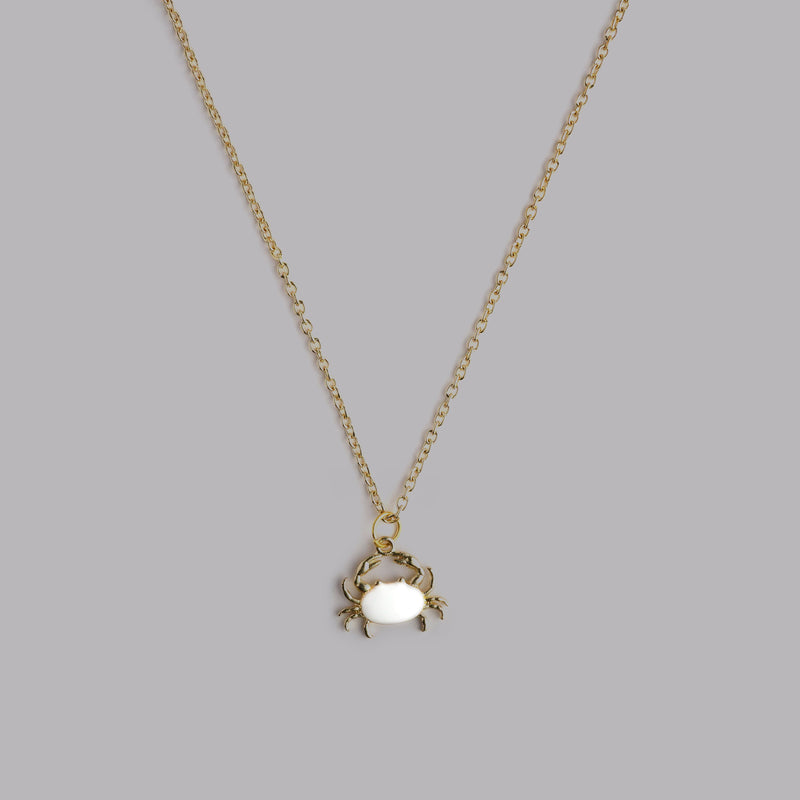Crab Enamel Necklace CHOAL