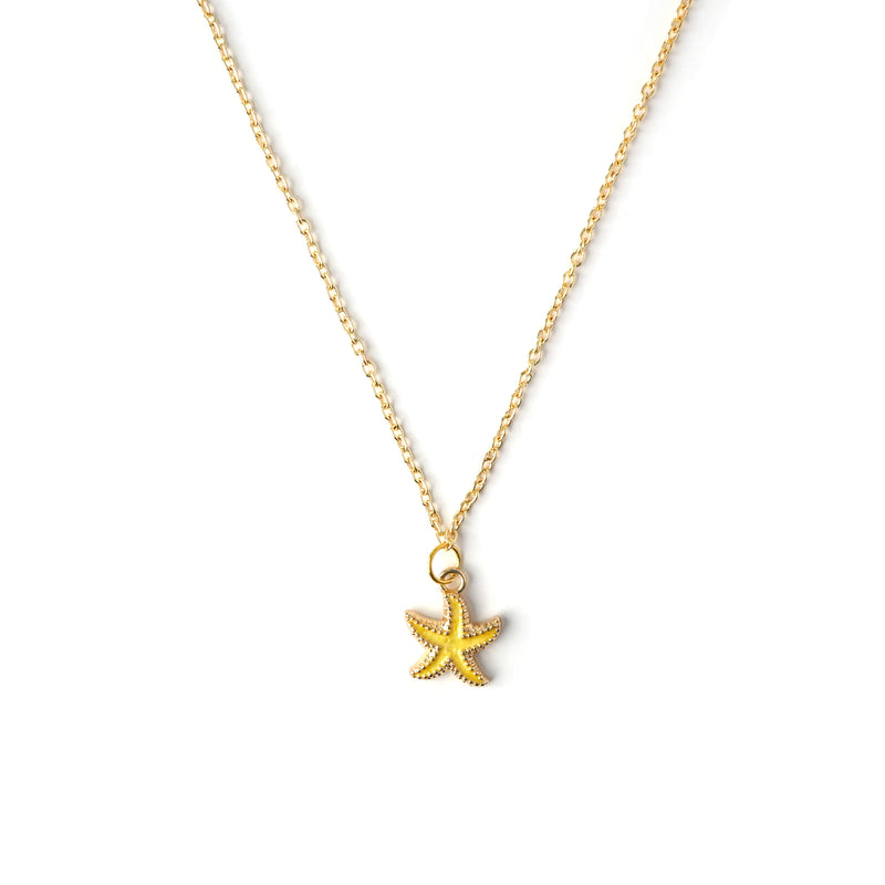 Star Fish Necklace CHOAL Yellow