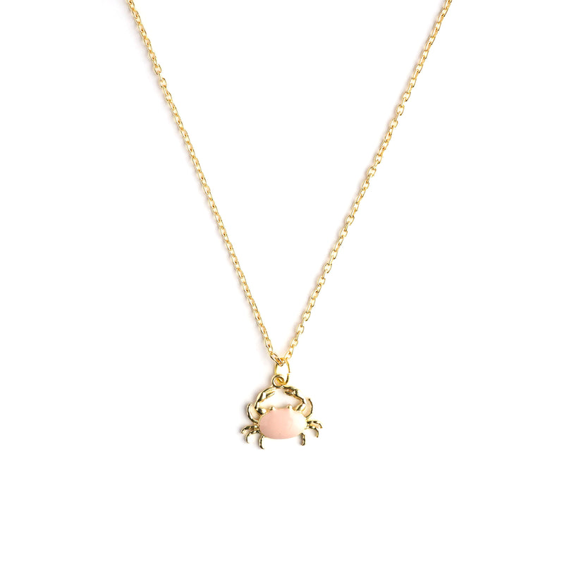 Crab Enamel Necklace CHOAL