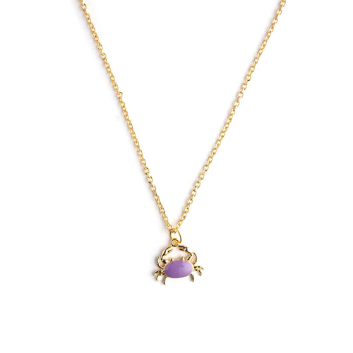 Crab Enamel Necklace CHOAL