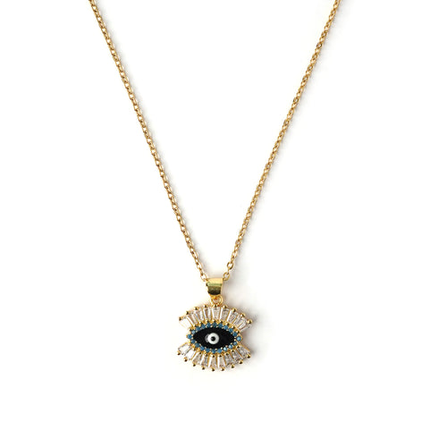 Gazing Evil Eye Necklace Necklaces CHOAL