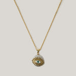 Evil Eye Pearl Necklace Necklaces CHOAL