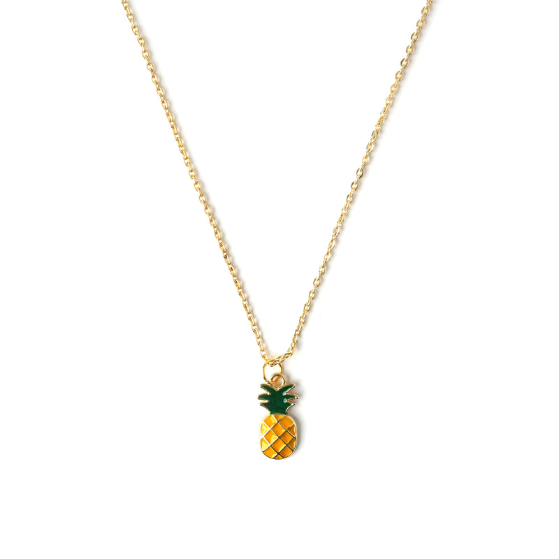 Summer Pineapple Charm Necklace CHOAL