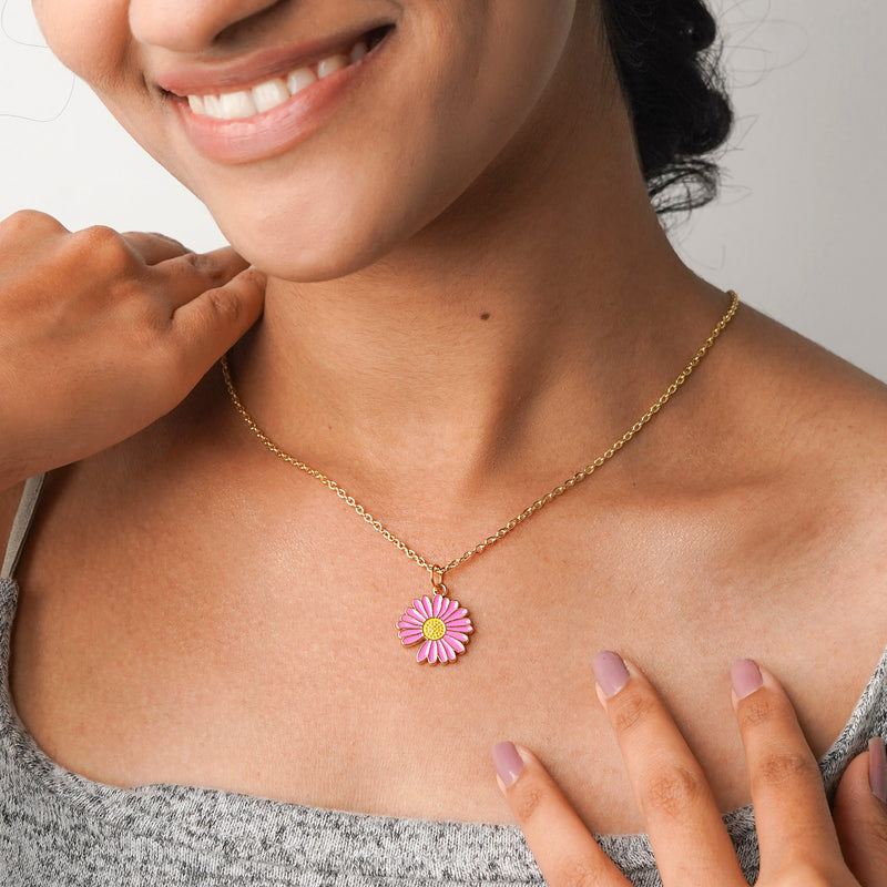 Dandelion Charm Necklace CHOAL