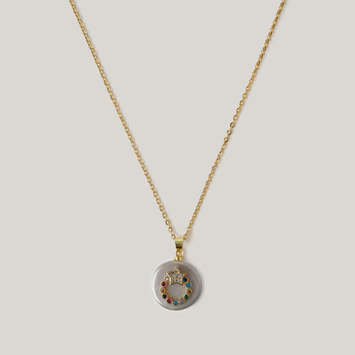 Star Ring Pearl Necklace Necklaces CHOAL