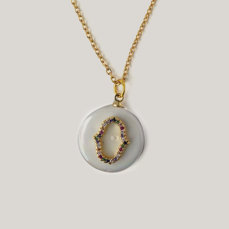 Hamsa Pearl Necklace Necklaces CHOAL