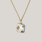 Leaf Pearl Necklace Necklaces CHOAL