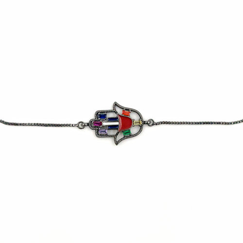 Crystal Hamsa Bracelet