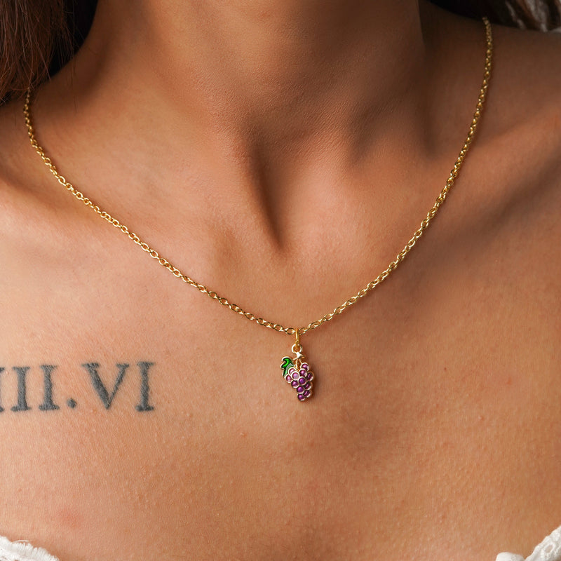 Wine Grapes Necklace CHOAL
