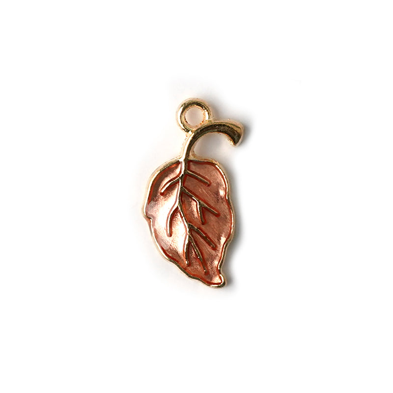 Leaf Necklace CHOAL Dusty salmon