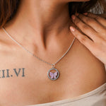 Cynthia Crystal Silver Necklace CHOAL