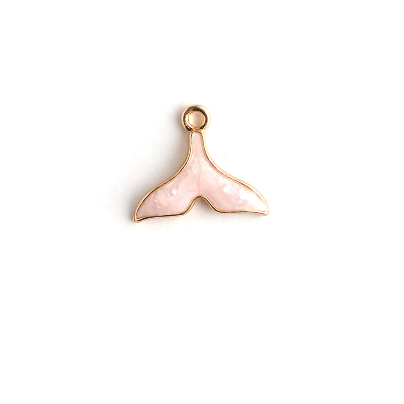 Mermaid Tail Necklace CHOAL Baby Pink