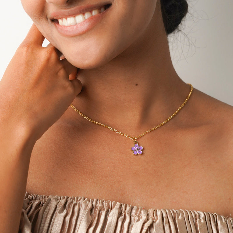 Lily Enamel Necklace CHOAL