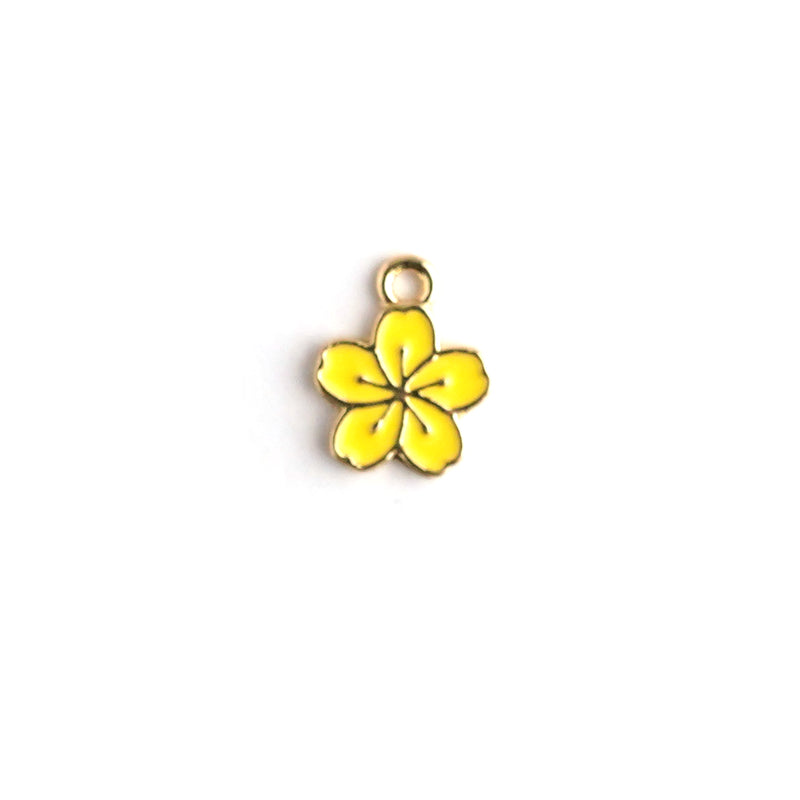 Lily Enamel Necklace CHOAL Yellow