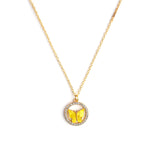 Cynthia Crystal Golden Necklace CHOAL