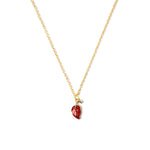 Leaf Necklace CHOAL Red