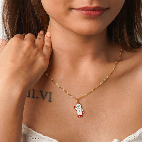 Astronaut Charm Necklace CHOAL