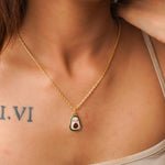 Avocado Enamel Necklace CHOAL