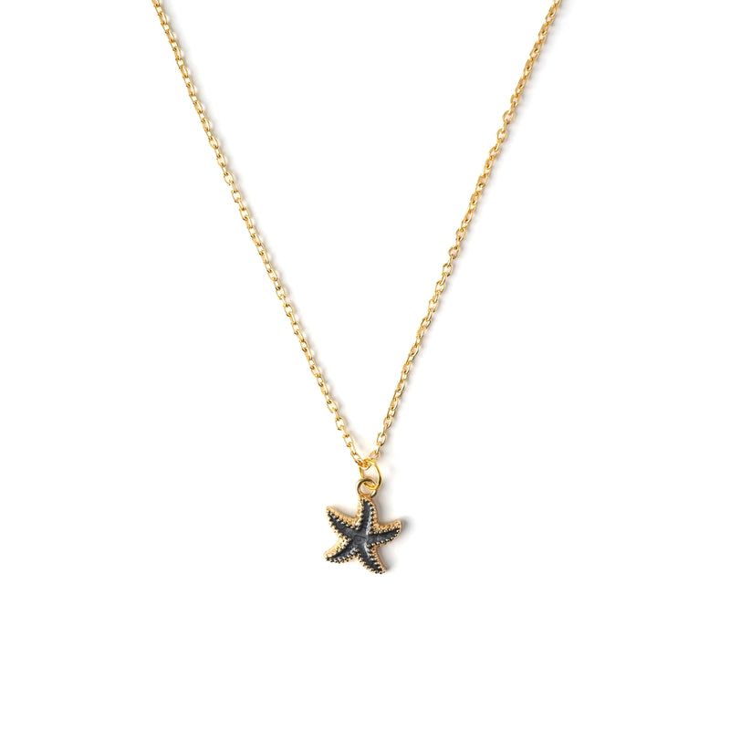 Star Fish Necklace CHOAL Black