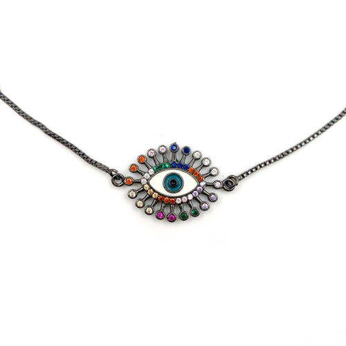 Crystal Evil Eye Bracelet