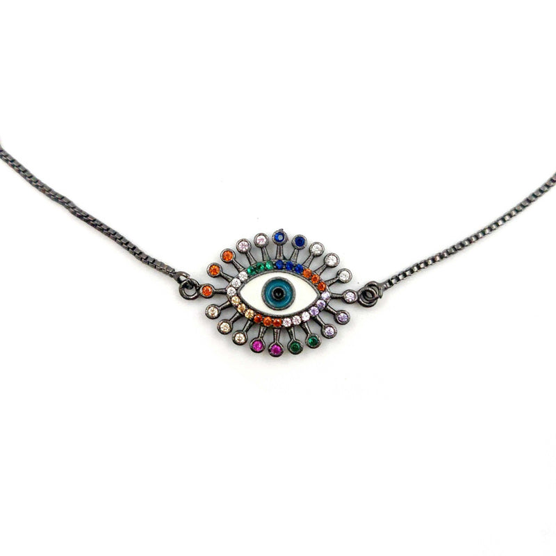 Crystal Evil Eye Bracelet