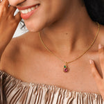 Crystal Apple Necklace CHOAL