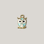 Owl Charm Necklace CHOAL Blue