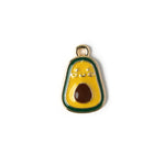 Avocado Enamel Necklace CHOAL Yellow