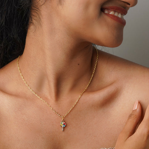 Lollipop Enamel Necklace CHOAL