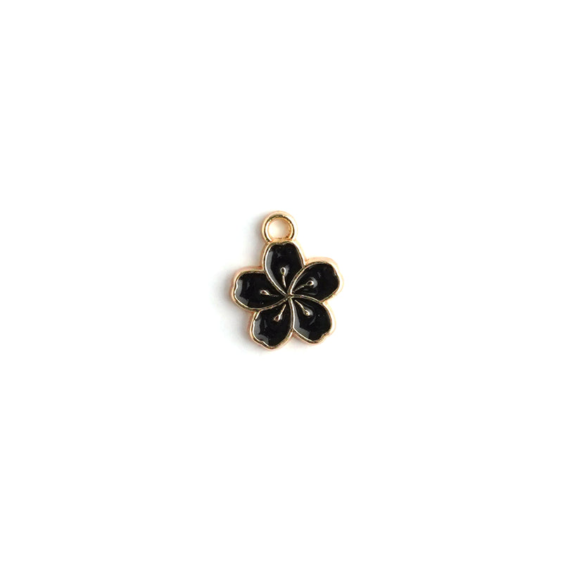 Lily Enamel Necklace CHOAL Black
