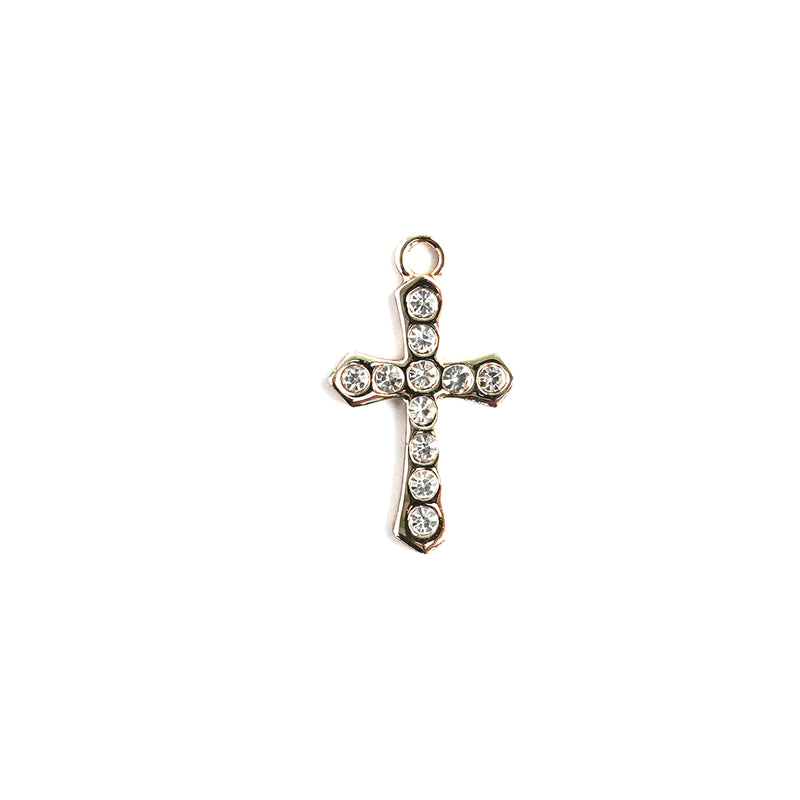 Crystal Cross Necklace CHOAL Golden