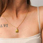 Avocado Enamel Necklace CHOAL