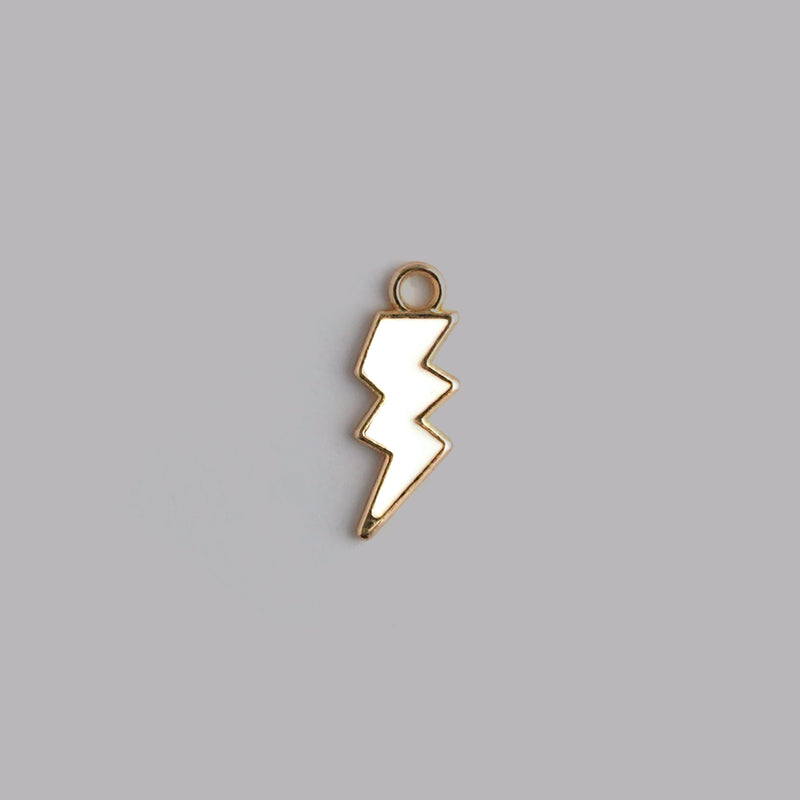 Lightning Bolt Necklace CHOAL White
