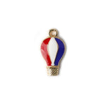 Hot Air Balloon Necklace CHOAL Red & Blue