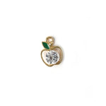 Crystal Apple Necklace CHOAL White