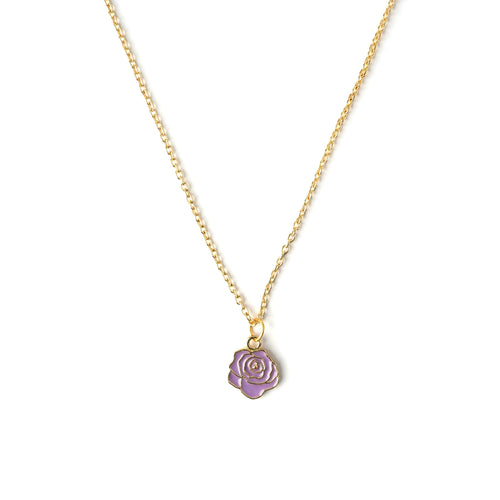 Rose Necklace CHOAL Purple