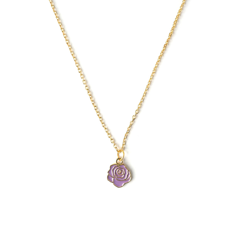 Rose Necklace CHOAL Purple