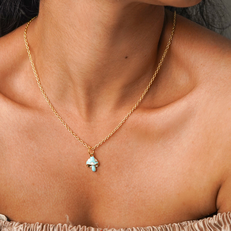 Cute Mushroom Necklace CHOAL