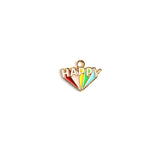 Happy Enamel Charm Necklace CHOAL