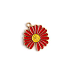 Dandelion Charm Necklace CHOAL Red