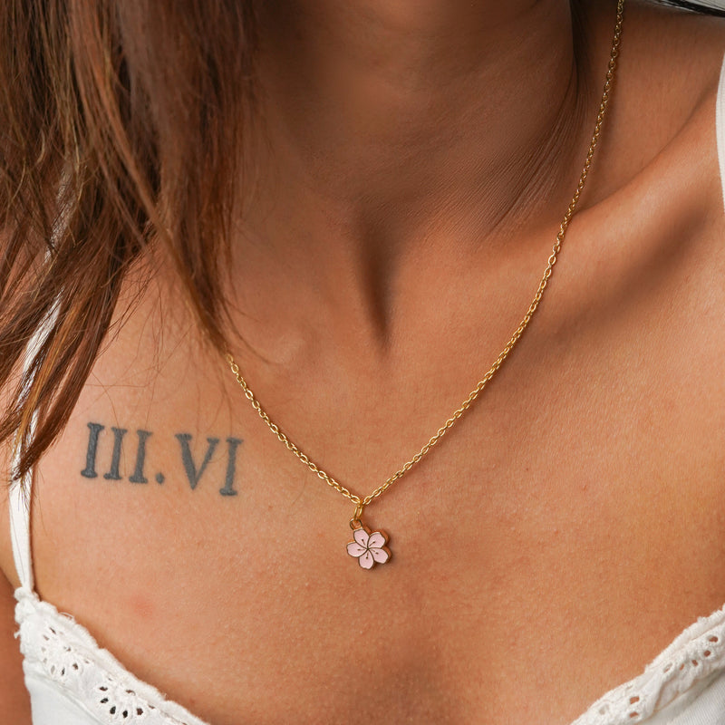 Lily Enamel Necklace CHOAL