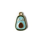 Avocado Enamel Necklace CHOAL Blue