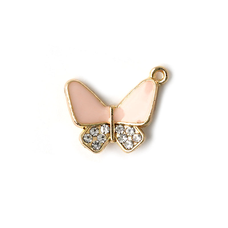Isabella Butterfly Necklace CHOAL Pink