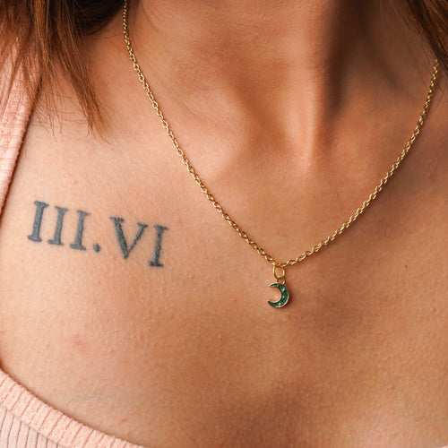 Luna Enamel Necklace CHOAL