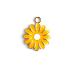 Dahlia Enamel Necklace CHOAL Yellow