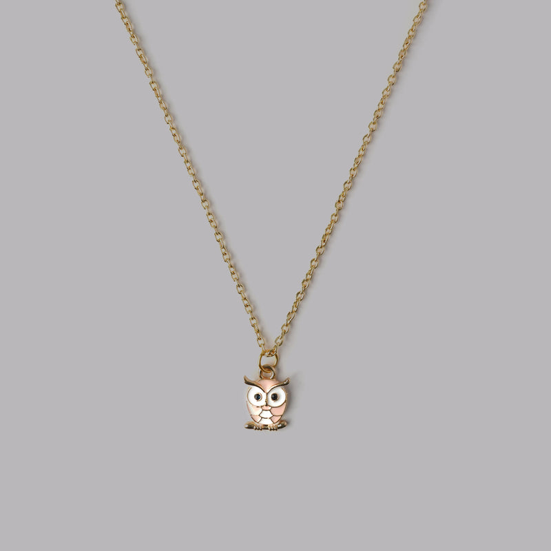 Owl Charm Necklace CHOAL
